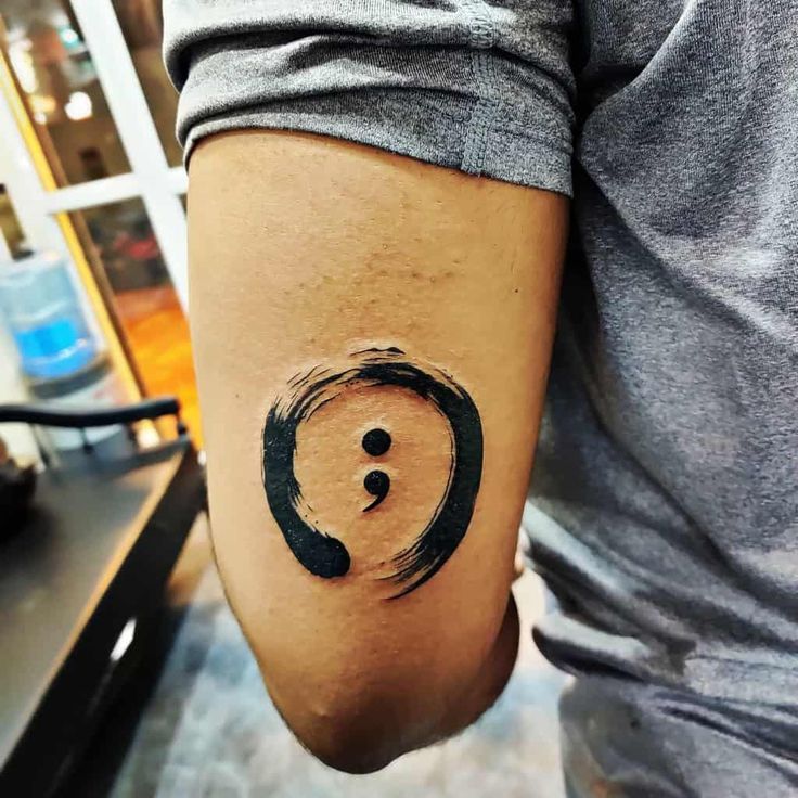 Semicolon Tattoo Meaning for Men